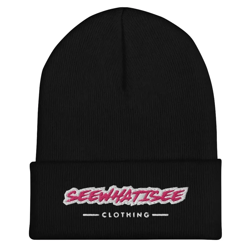 Seewhatisee Pink Beanie Hat